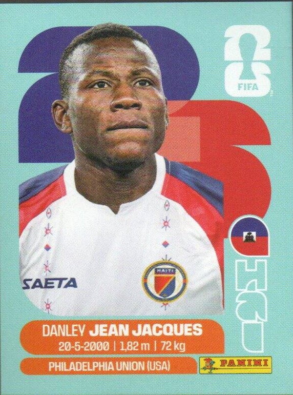 #HAI 11: Danley Jean Jacques (Haiti) - Panini FIFA World Cup 2026 Canada, USA, Mexico. Standaard Editie