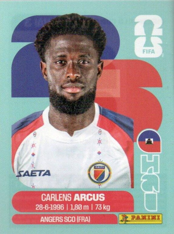 #HAI 3: Carlens Arcus (Haiti) - Panini FIFA World Cup 2026 Canada, USA, Mexico. Standaard Editie