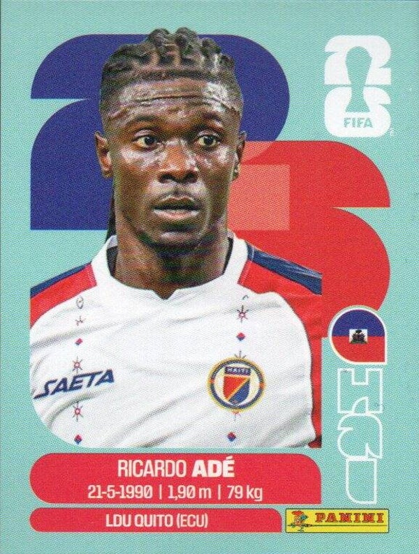 #HAI 6: Ricardo Adé (Haiti) - Panini FIFA World Cup 2026 Canada, USA, Mexico. Standaard Editie