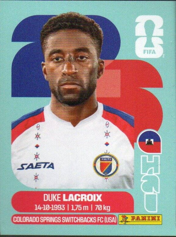 #HAI 7: Duke Lacroix (Haiti) - Panini FIFA World Cup 2026 Canada, USA, Mexico. Standaard Editie