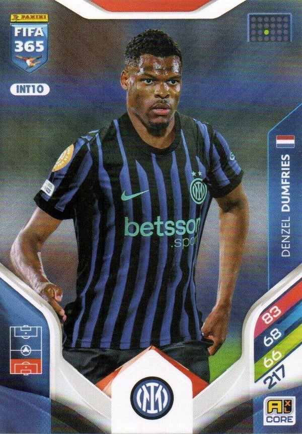 #INT10: Denzel Dumfries (Internazionale de Milano) - Panini FIFA 365 Adrenalyn XL - World Top Clubs 2026