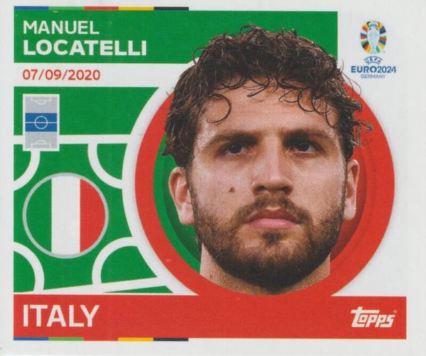#ITA-16: MANUEL LOCATELLI (ITALY) - TOPPS UEFA EURO 2024 GERMANY