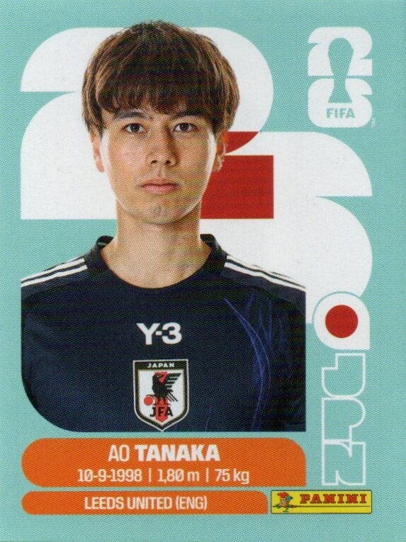 #JPN 10: Ao Tanaka (Japan) - Panini FIFA World Cup 2026 Canada, USA, Mexico. Standaard Editie