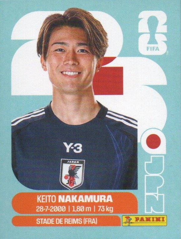 #JPN 15: Keito Nakamura (Japan) - Panini FIFA World Cup 2026 Canada, USA, Mexico. Standaard Editie