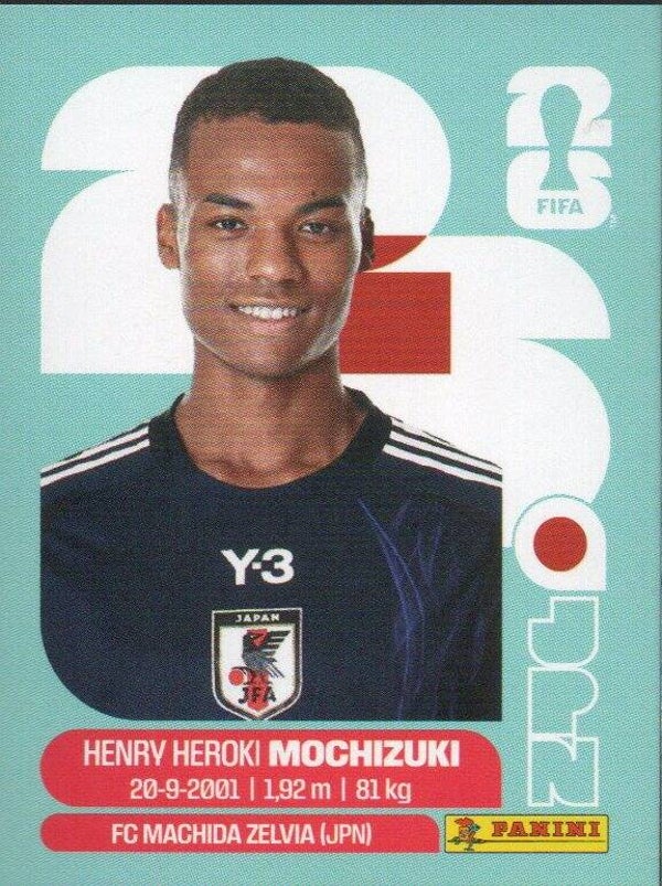 #JPN 3: Henry Heroki Mochizuki (Japan) - Panini FIFA World Cup 2026 Canada, USA, Mexico. Standaard Editie