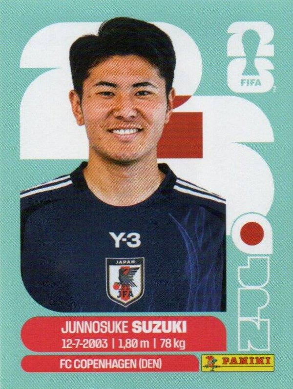 #JPN 5: Junnosuke Suzuki (Japan) - Panini FIFA World Cup 2026 Canada, USA, Mexico. Standaard Editie