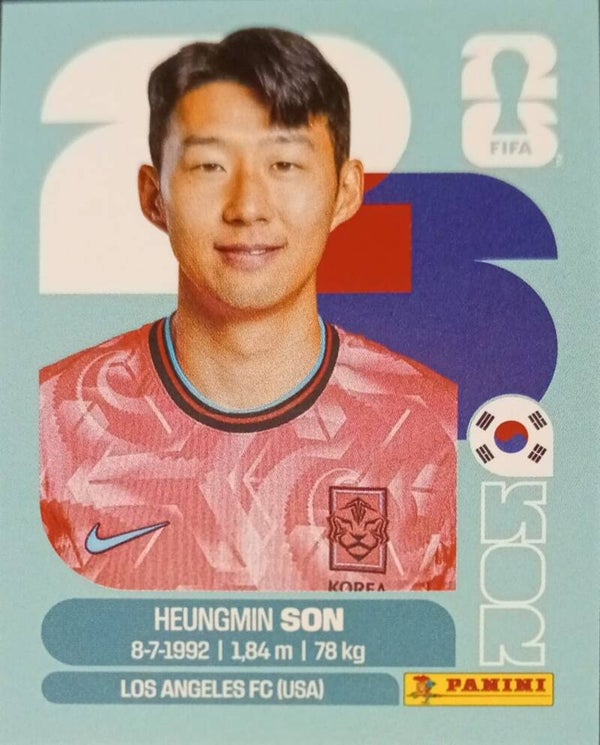#KOR 18: Heungmin Son (South Korea) - Panini FIFA World Cup 2026 Canada, USA, Mexico. Standaard Editie
