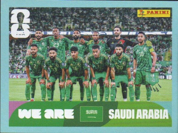 #KSA 13: Teamfoto (Saudi Arabia) - Panini FIFA World Cup 2026 Canada, USA, Mexico. Standaard Editie