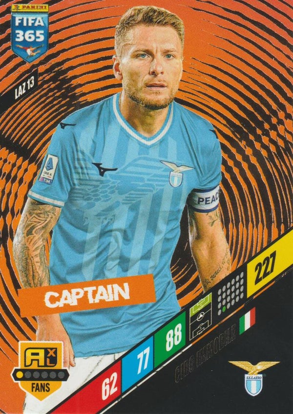 #LAZ 13: Ciro Immobile (SS Lazio) - Panini FIFA 365 Adrenalyn XL 2024