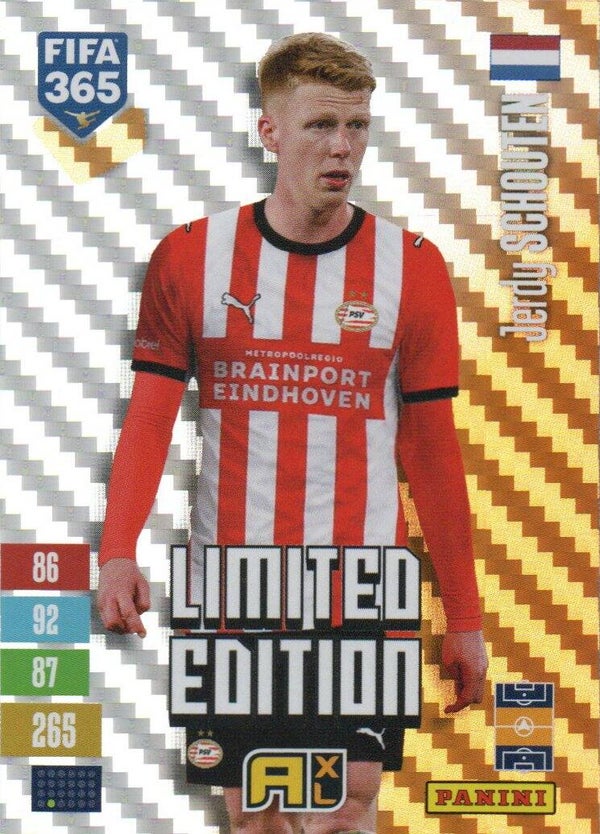 #LE-JS: Jerdy Schouten (PSV Eindhoven) Limited Edition - Panini FIFA 365 Adrenalyn XL 2027