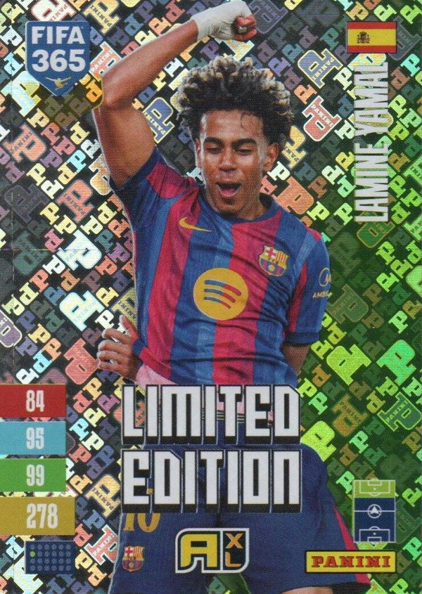 #LE-LY: Lamine Yamal (FC Barcelona) Limited Edition - Panini FIFA 365 Adrenalyn XL 2027