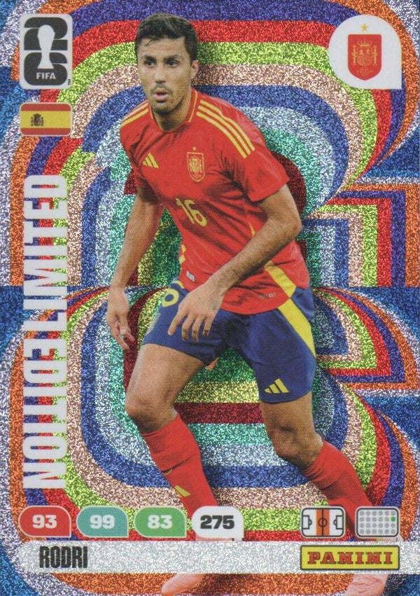 #LE-R: Rodri (Spanje) Limited Edition - Panini FIFA World Cup 2026 Adrenalyn XL