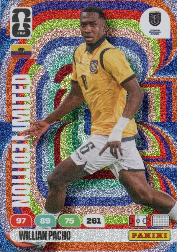 #LE-WP: Willian Pacho (Ecuador) - Panini FIFA World Cup 2026 Adrenalyn XL
