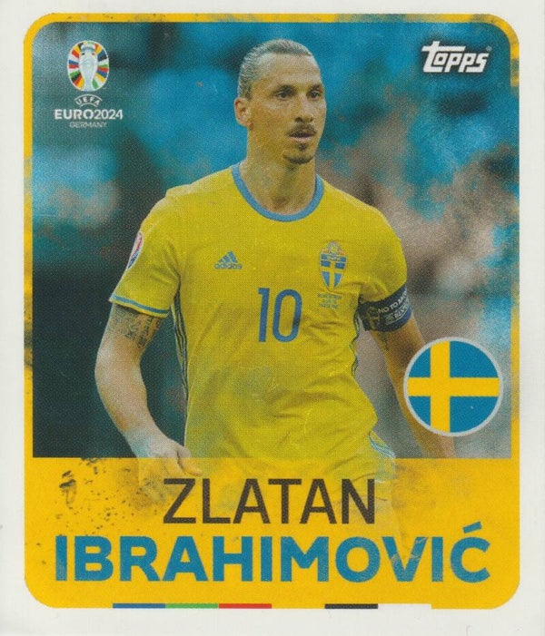 #LEG-10: ZLATAN IBRAHIMOVIC (SWEDEN) - TOPPS UEFA EURO 2024 GERMANY
