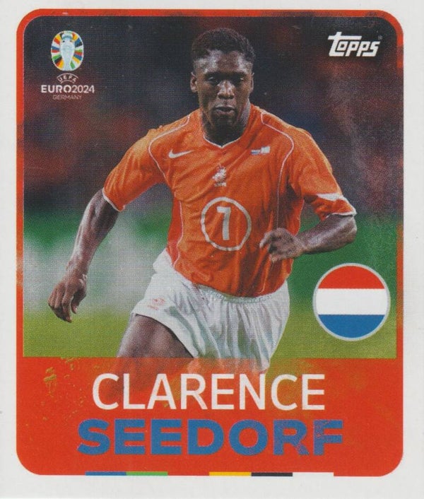 #LEG-6: CLARENCE SEEDORF (NETHERLANDS) - TOPPS UEFA EURO 2024 GERMANY