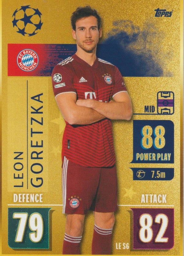 #LE S6: Leon Goretzka (FC Bayern München) - Topps Match Attax 2021/2022 Superstar Limited Edition