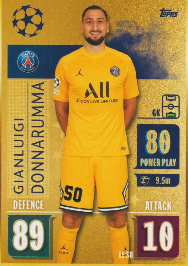 #LE S8: Gianluigi Donnarumma (Paris Saint-Germain) - Topps Match Attax 2021/2022 Superstar Limited Edition