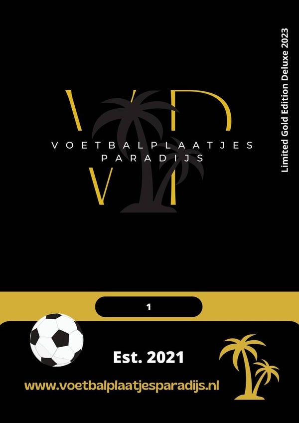 #1: Limited Gold Edition Deluxe (Logo Voetbalplaatjes Paradijs 2023)