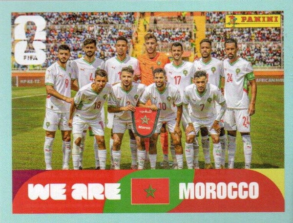 #MAR 13: Teamfoto (Morocco) - Panini FIFA World Cup 2026 Canada, USA, Mexico. Standaard Editie