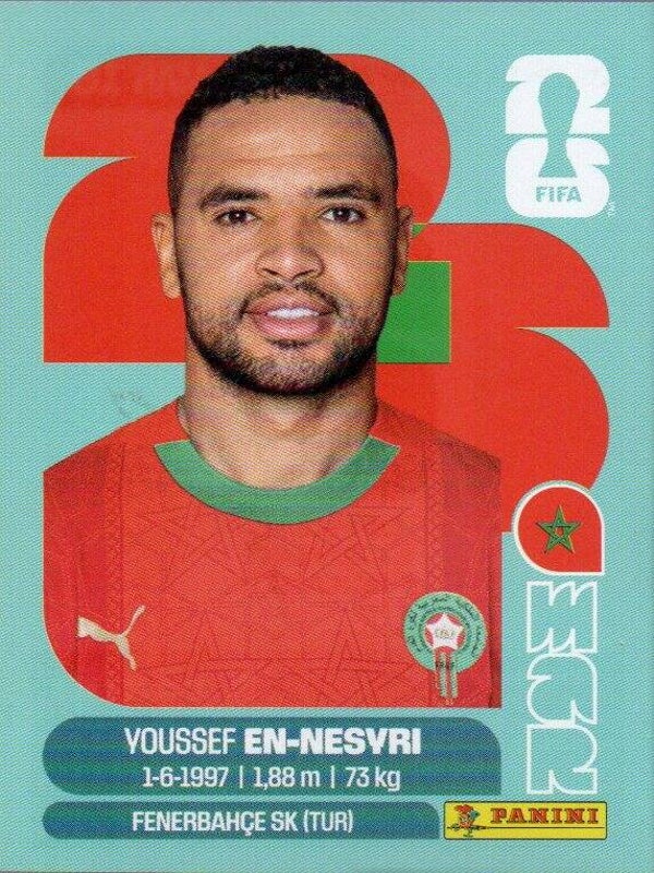 #MAR 16: Youssef En-Nesyri (Morocco) - Panini FIFA World Cup 2026 Canada, USA, Mexico. Standaard Editie