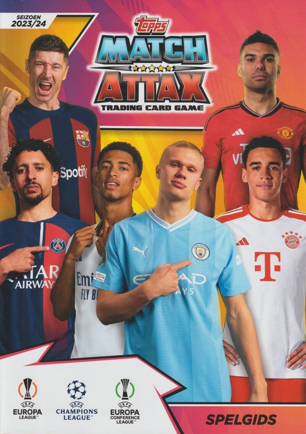 Topps Collector's Map - Match Attax CL, Europa League & Europa Conference League 2023-2024