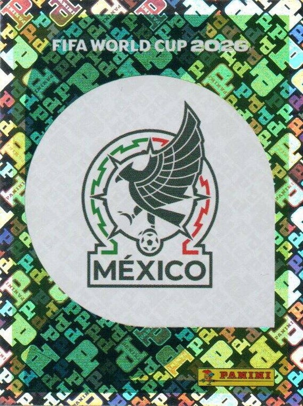 #MEX 1: Team Badge (Mexico) - Panini FIFA World Cup 2026 Canada, USA, Mexico. Standaard Editie