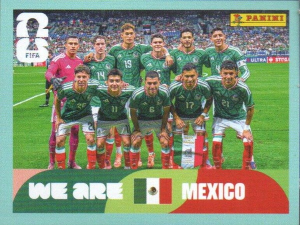 #MEX 13: Teamfoto (Mexico) - Panini FIFA World Cup 2026 Canada, USA, Mexico. Standaard Editie