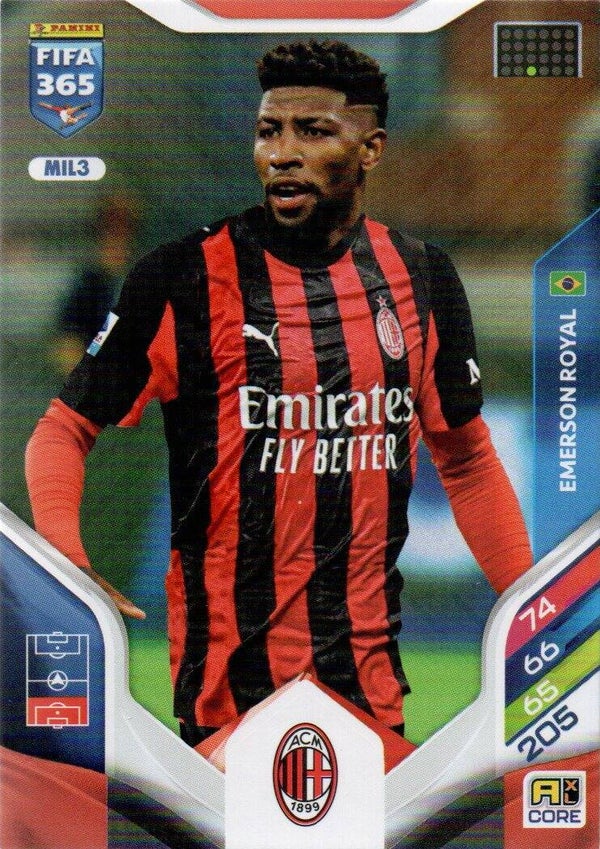#MIL3: Emerson Royale (AC Milan) - Panini FIFA 365 Adrenalyn XL - World Top Clubs 2026