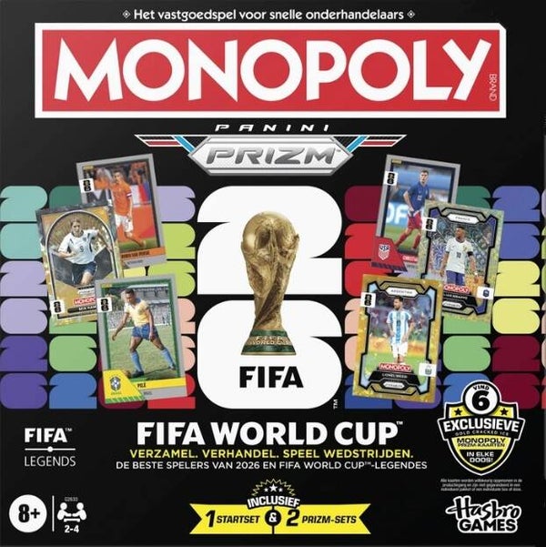 Panini Prizm FIFA World Cup Monopoly 2026 (Hasbro)
