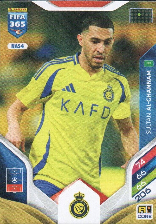 #NAS4: Sultan Al-Ghannam (Al-Nassr FC) - Panini FIFA 365 Adrenalyn XL - World Top Clubs 2026