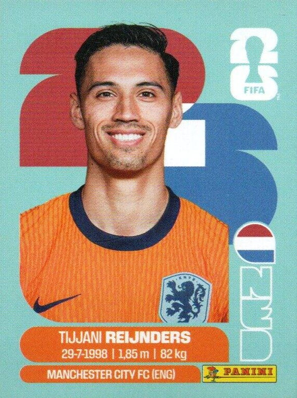 #NED 10: Tijani Reijnders (The Netherlands) - Panini FIFA World Cup 2026 Canada, USA, Mexico. Standaard Editie