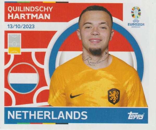 #NED-11: QUILINDSCHY HARTMAN (NETHERLANDS) - TOPPS UEFA EURO 2024 GERMANY