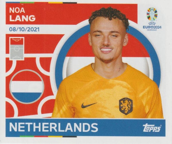 #NED-19: NOA LANG (NETHERLANDS) - TOPPS UEFA EURO 2024 GERMANY