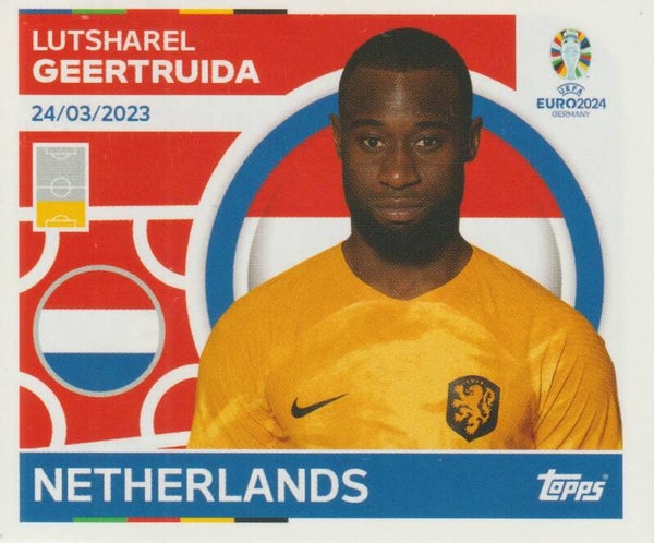 #NED-9: LUTSHAREL GEERTRUIDA (NETHERLANDS) - TOPPS UEFA EURO 2024 GERMANY
