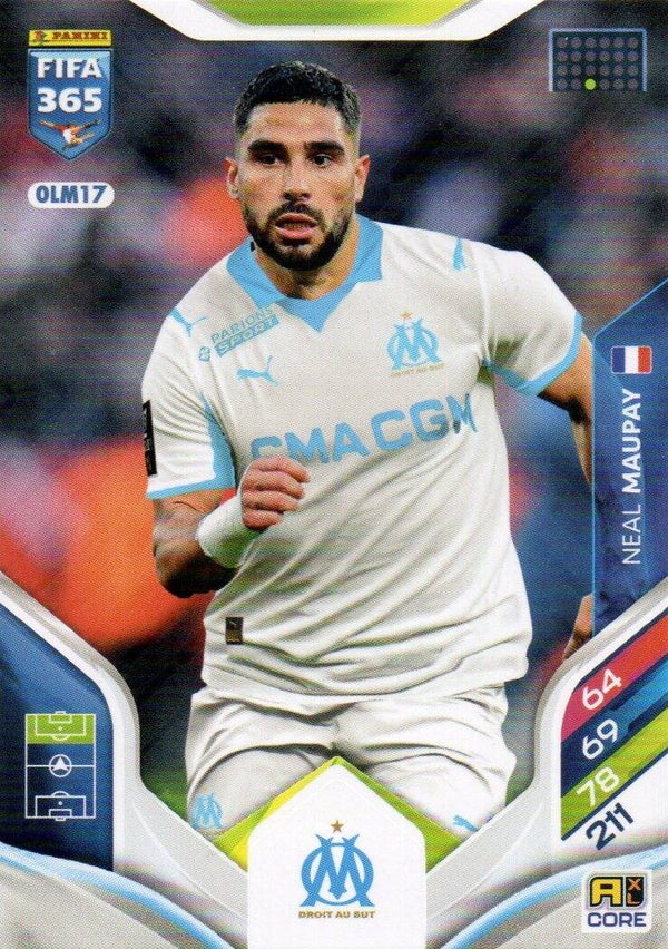 #OLM17: Neal Maupay (Olympique Marseille) - Panini FIFA 365 Adrenalyn XL - World Top Clubs 2026