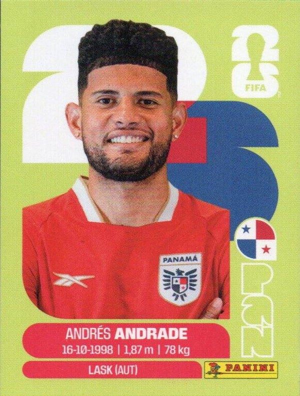 #PAN 5: Andrés Andrade (Panama) - Panini FIFA World Cup 2026 Canada, USA, Mexico. United Edition