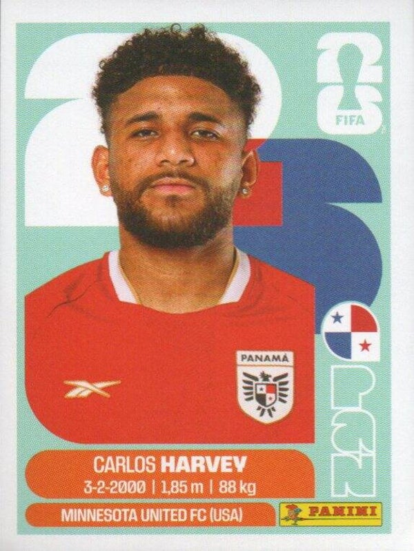 #PAN 15: Carlos Harvey (Panama) - Panini FIFA World Cup 2026 Canada, USA, Mexico. USA & Canada Editie