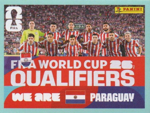 #PAR 13: Teamfoto (Paraguay) - Panini FIFA World Cup 2026 Canada, USA, Mexico. Standaard Editie