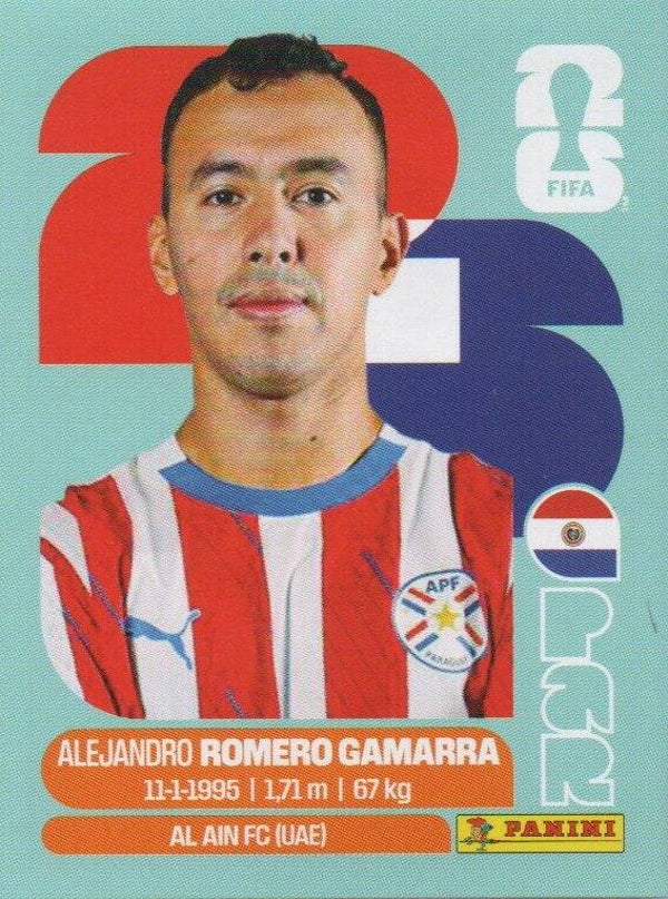 #PAR 16: Alejandro Romero Gamarra (Paraguay) - Panini FIFA World Cup 2026 Canada, USA, Mexico. Standaard Editie