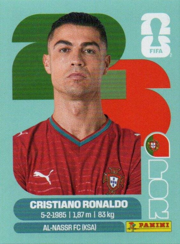 #POR 15: Cristiano Ronaldo (Portugal) - Panini FIFA World Cup 2026 Canada, USA, Mexico. Standaard Editie