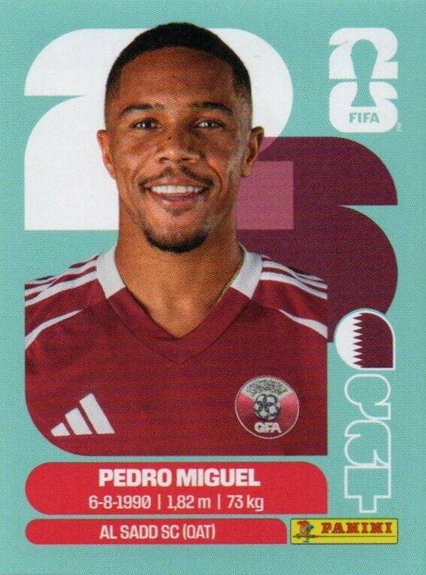 #QAT 7: Pedro Miguel (Qatar) - Panini FIFA World Cup 2026 Canada, USA, Mexico. Standaard Editie