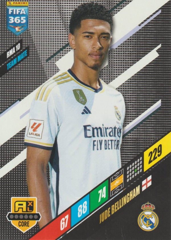 #RMA 10: Jude Bellingham (Real Madrid c.f.) - Panini FIFA 365 Adrenalyn XL 2024 (issued 2023)