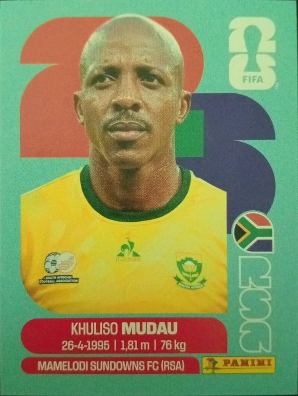 #RSA 9: Khuliso Mudau (South Africa) - Panini FIFA World Cup 2026 Canada, USA, Mexico. Standaard Editie