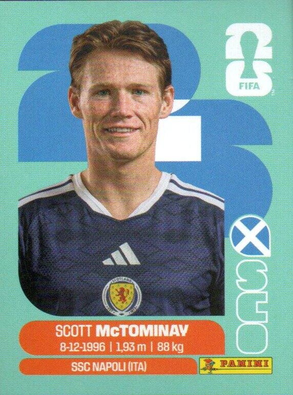 #SCO 11: Scott McTominay (Scotland) - Panini FIFA World Cup 2026 Canada, USA, Mexico. Standaard Editie