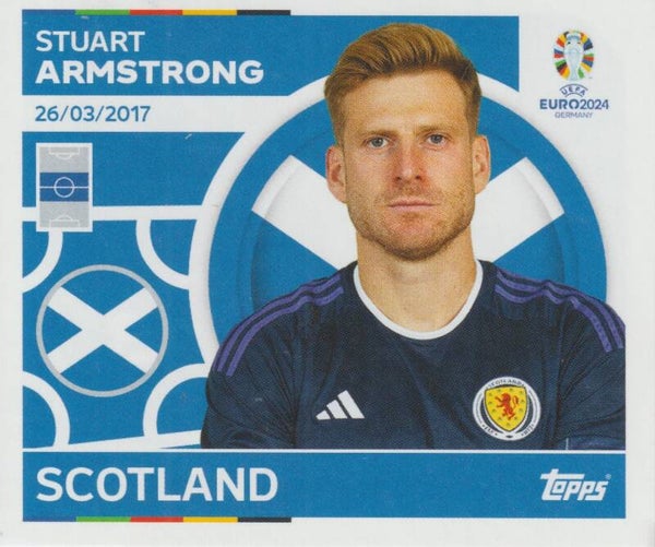 #SCO-13: STUART ARMSTRONG (SCOTLAND) - TOPPS UEFA EURO 2024 GERMANY