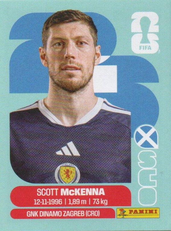 #SCO 7: Scott McKenna (Scotland) - Panini FIFA World Cup 2026 Canada, USA, Mexico. Standaard Editie