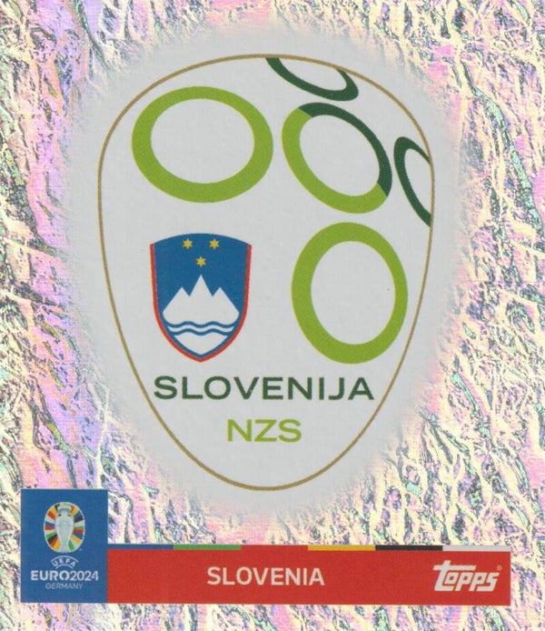 #SVN-1: EMBLEM SLOVENIA FOIL - TOPPS UEFA EURO 2024 GERMANY