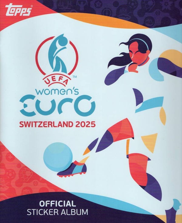 Topps UEFA Women's Euro 2025 Switzerland Officieel Sticker Verzamelalbum
