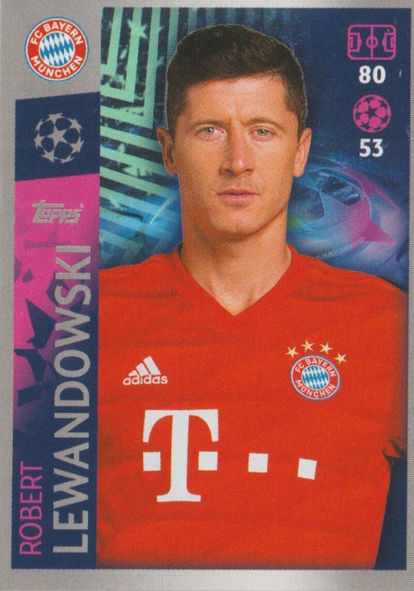 #97: Robert Lewandowski (FC Bayern München) TOPPS CL 2019/2020