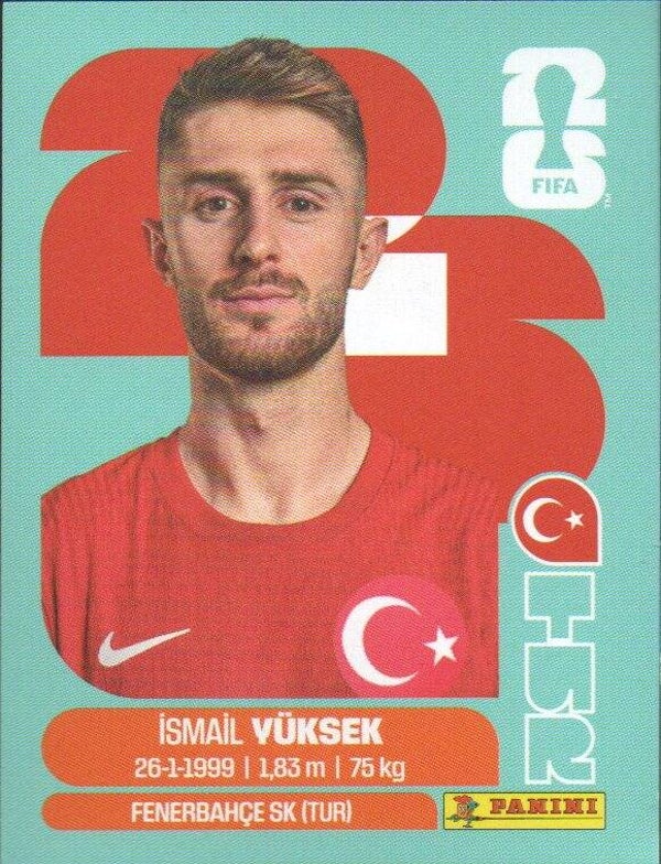 #TUR 10 : Ismail Yüksek (Türkiye) - Panini FIFA World Cup 2026 Canada, USA, Mexico. Standaard Editie